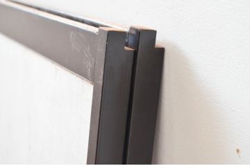 アンティーク建具　上質な和の空間を演出する書院障子戸2枚セット(引き戸、書院戸、窓)(R-082583)