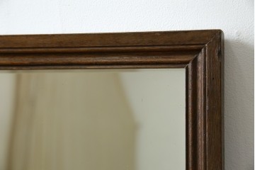 和製アンティーク　戦前　昭和レトロなロゴが懐かしいミラー　(R-082588)