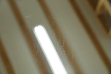 和製アンティーク　戦前　昭和レトロなロゴが懐かしいミラー　(R-082588)