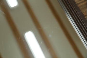 和製アンティーク　戦前　昭和レトロなロゴが懐かしいミラー　(R-082588)