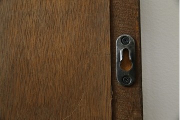 和製アンティーク　戦前　昭和レトロなロゴが懐かしいミラー　(R-082588)