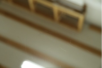 和製アンティーク　戦前　昭和レトロなロゴが懐かしいミラー　(R-082588)