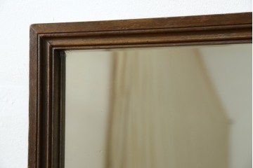 和製アンティーク　戦前　昭和レトロなロゴが懐かしいミラー　(R-082588)