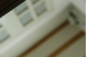 和製アンティーク　戦前　昭和レトロなロゴが懐かしいミラー　(R-082588)