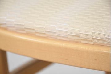 中古　超美品!　松創　シカモア材　バーズアイメープル　モダンで品のある佇まいのカウンターチェア4脚セット(ハイチェア、バーチェア、椅子、イス、バラ売り可能)(R-082593)