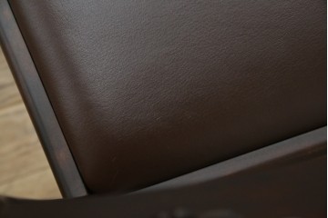 中古　超美品　元祖軽井沢彫　大坂屋家具店　繊細な桜の彫りが見事なKチェア4脚セット　定価(4脚合計)約100万円　(R-082597)