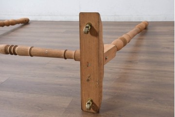 フランスヴィンテージ　在庫5台有り　挽物(ターニングレッグ)フレーム　挽き物細工が美しいデザインのハンガーラック　(R-082599)