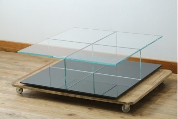 カッシーナ 六角形 ガラス テーブル コーヒーテーブル テーブル Cassina(カッシーナ)/Cassina ixc.(カッシーナ・イクスシー