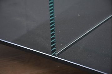 中古　美品　Cassina(カッシーナ)　269MEX(メックス)　空間に広がりと明るさをもたらすローテーブル(センターテーブル、リビングテーブル、スクエアタイプ、ガラステーブル、Gテーブル)(現行定価約40万円)(R-082603)