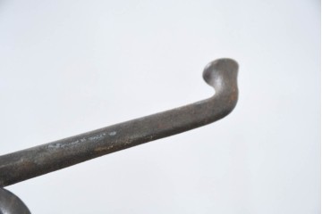 【簡易リペア限定品】　イギリスアンティーク　アイアンの重厚感と経年変化による風合いが魅力のアイアンフック　(R-082608)