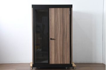 中古　美品　OHACO mini(オハコ ミニ)　集中力を高められる移動型ワークルーム(個室ブース、個別ブース、テレワークブース、在宅用、在宅ワーク用)(定価約65万円)(R-082613)