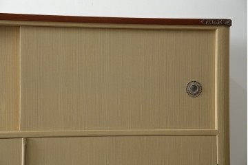 中古　美品　衣装盆付き　桑材のアクセントが美しい気品漂う桐箪笥　定価約170万円　(R-082619)