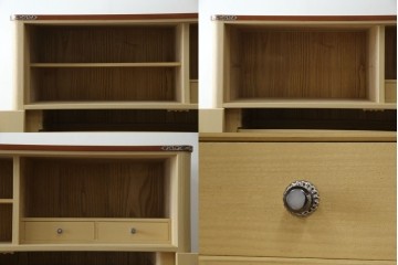 中古　美品　衣装盆付き　桑材のアクセントが美しい気品漂う桐箪笥　定価約170万円　(R-082619)