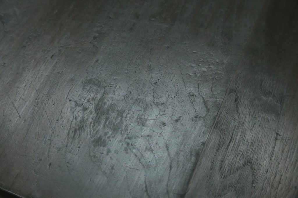 フランスアンティーク　1890年頃　ウォールナット材　彫刻入り　2杯の引き出しを備えたコンソールテーブル　(R-082633)