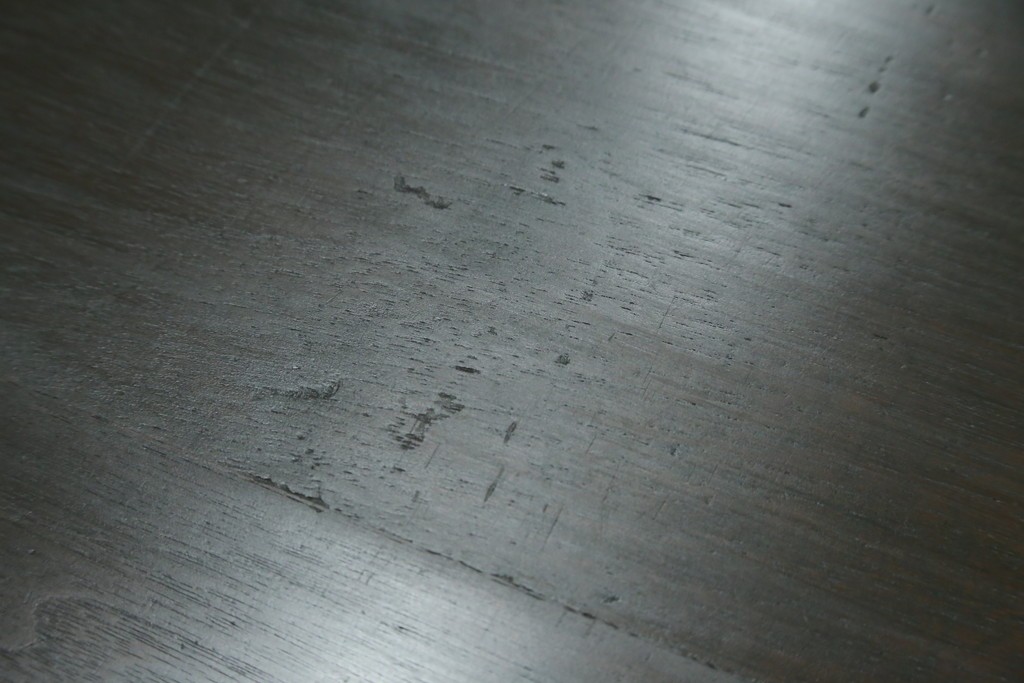 フランスアンティーク　1890年頃　ウォールナット材　彫刻入り　2杯の引き出しを備えたコンソールテーブル　(R-082633)