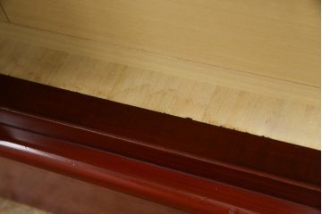 中古　美品!!　高級品!!　総漆塗り　艶やかな朱塗りが美しい色合いの総桐着物箪笥(衣装箪笥、収納箪笥、和タンス、桐たんす、桐箪笥)(定価推定約120万円)(R-082636)