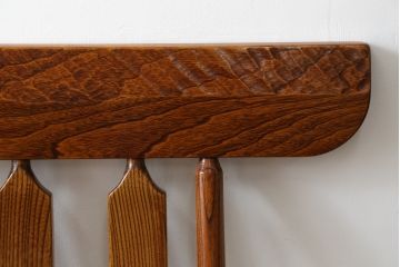 中古　美品　宮崎県　アトリエミヤタ (miyata)　欅(ケヤキ)材　クス材　木の風合いを楽しめるあぐらベンチ(長椅子、長イス、板座チェア)(定価約43万円)(R-082637)