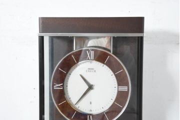 中古　美品　高級品!!　SEIKO(セイコー)　EMBLEM(エンブレム)　HW572B　モダンデザイン　洗練された高級感漂うデザインの報時ホールクロック(時計台、振り子時計)(定価約110万円)(R-082650)