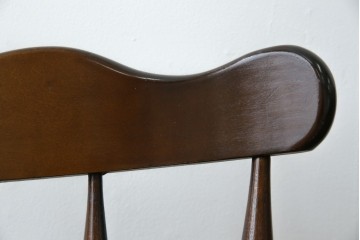 中古　美品　飛騨産業　キツツキマーク　木のぬくもりを感じるダイニングチェア2脚セット　(R-082662)