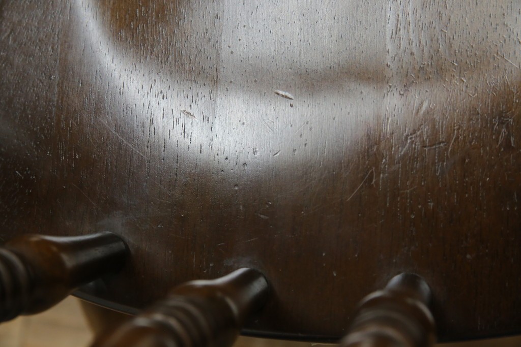 中古　美品　飛騨産業　キツツキマーク　木のぬくもりを感じるダイニングチェア2脚セット　(R-082662)