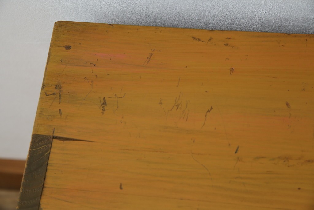 和製アンティーク　レトロデザイン!!　ネームプレート付き　引き出し42杯　たっぷり収納できるチェスト(小物収納、店舗什器、ドロワー、サイドチェスト、引き出し)(R-082666)