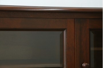 中古　美品　松本民芸家具　C-II型　重厚な造りと優美なボールフットが際立つクラシカルなサイドボード　定価約60万5千円　(R-082672)
