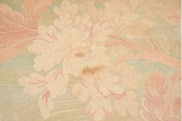 中古　美品!!　横浜ダニエル(daniel)　優美なカーブを描く可愛らしい脚付きのクラシカルなカウチソファ(2Pソファ、2人掛けソファ、3P、二人掛け、三人掛け、シェーズロング、カウチソファ、長椅子、長イス)(R-082674)