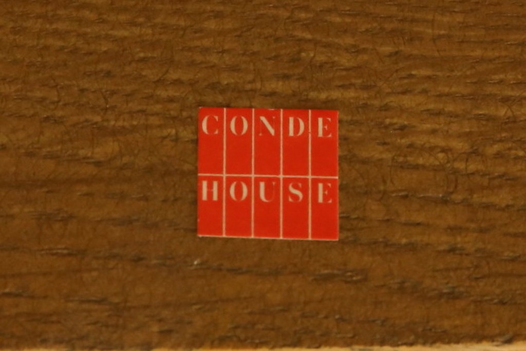 中古　CONDE HOUSE(カンディハウス)　セルジオDアームチェア　本革(レザー)　オーク材　希少な廃番品!!温かみのある空間作りにおすすめのアームチェア　(R-082678)