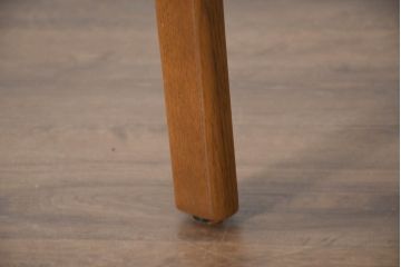 中古　CONDE HOUSE(カンディハウス)　セルジオD　本革(レザー)　オーク材　希少な廃番品!!温かみのある空間作りにおすすめのダイニングチェア2脚セット(椅子、イス、バラ売り可能)(R-082679)