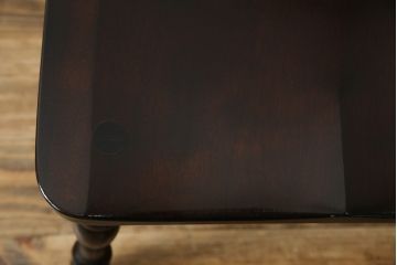 中古　美品　松本民芸家具　#1　クラシカルな安川式スピンドルチェア(ダイニングチェア、板座チェア、椅子、民芸家具)(定価約11万円)(R-082680)