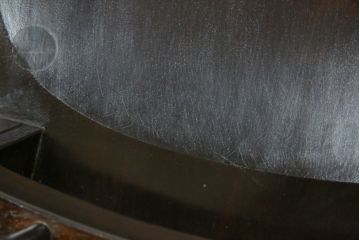 中古　美品　松本民芸家具　#1　クラシカルな安川式スピンドルチェア(ダイニングチェア、板座チェア、椅子、民芸家具)(定価約11万円)(R-082680)