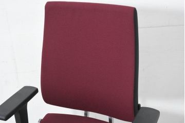 中古　美品!!　ドイツ　高級オフィスチェア　SEDUS(セダス社)　Black Dot(ブラックドット)　快適性と機能美を備えたオフィスチェア3脚セット(ワークチェア、アームチェア、回転チェア、椅子、イス、バラ売り可能)(定価3脚で約69万円)(R-082683)