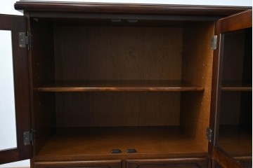 中古　美品　カリモク家具(karimoku)　COLONIAL(コロニアル)シリーズ　HK4007NK　カントリースタイルのお部屋作りにおすすめのおしゃれなサイドボード　定価約21万円　(R-082687)