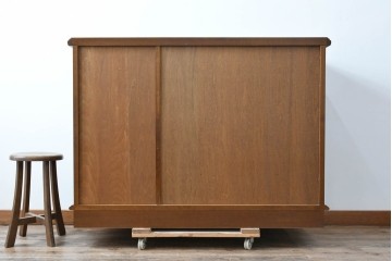 中古　美品　カリモク家具(karimoku)　COLONIAL(コロニアル)シリーズ　HK4007NK　カントリースタイルのお部屋作りにおすすめのおしゃれなサイドボード　定価約21万円　(R-082687)