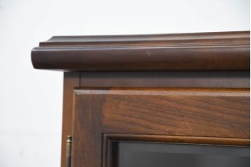 中古　美品　カリモク家具(karimoku)　COLONIAL(コロニアル)シリーズ　HK4007NK　カントリースタイルのお部屋作りにおすすめのおしゃれなサイドボード(ローボード、リビングボード、収納棚、戸棚)(定価約21万円)(R-082687)