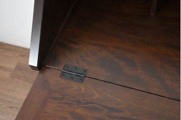 中古　超美品　松本民芸家具　#33A型　コンパクトなライティングビューロー(机、デスク、在宅用、在宅ワーク用、ワークデスク、引き出し)(定価約40万円)(R-082695)