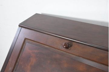 中古　超美品　松本民芸家具　#33A型　コンパクトなライティングビューロー(机、デスク、在宅用、在宅ワーク用、ワークデスク、引き出し)(定価約40万円)(R-082695)