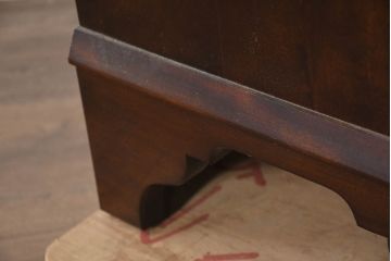 中古　超美品　松本民芸家具　#33A型　コンパクトなライティングビューロー(机、デスク、在宅用、在宅ワーク用、ワークデスク、引き出し)(定価約40万円)(R-082695)