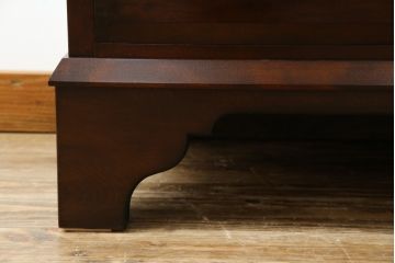 中古　超美品　松本民芸家具　#33A型　コンパクトなライティングビューロー(机、デスク、在宅用、在宅ワーク用、ワークデスク、引き出し)(定価約40万円)(R-082695)