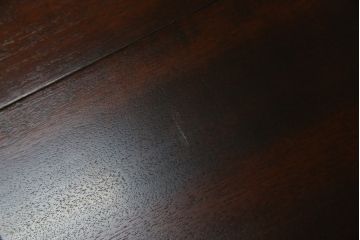 中古　美品　松本民芸家具　脚のデザインがシックな#13型T・Fバタフライ卓(バタフライテーブル、サイドテーブル、ラウンドテーブル、丸テーブル、ドロップリーフテーブル、カフェテーブル、コーヒーテーブル)(定価約18万円)(R-082697)