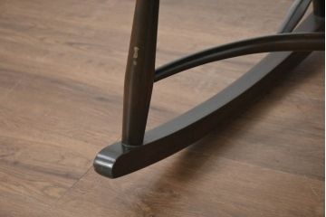 中古　美品　激レア　ERCOL(アーコール)　フラワーバッグ　Latimer(ラティマー)　美しい曲げ木と高背のデザインが特徴のロッキングチェア(ラティマーチェア、チェアメーカーズチェア、Chairmakers Chair、アームチェア、揺り椅子、イス、椅子、英国)(R-082698)