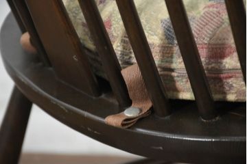 中古　美品　激レア　ERCOL(アーコール)　フラワーバッグ　Latimer(ラティマー)　美しい曲げ木と高背のデザインが特徴のロッキングチェア(ラティマーチェア、チェアメーカーズチェア、Chairmakers Chair、アームチェア、揺り椅子、イス、椅子、英国)(R-082698)