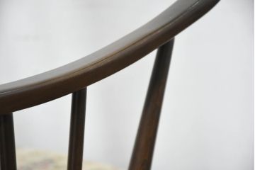中古　美品　激レア　ERCOL(アーコール)　フラワーバッグ　Latimer(ラティマー)　美しい曲げ木と高背のデザインが特徴のロッキングチェア(ラティマーチェア、チェアメーカーズチェア、Chairmakers Chair、アームチェア、揺り椅子、イス、椅子、英国)(R-082698)