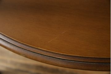 中古　イタリア　大理石トップのかわいいデザインのサイドテーブル(フラワースタンド、コンソールテーブル、ナイトテーブル、花台、飾り台)(R-082699)