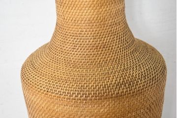 アジアンビンテージ　激レア　希少品!　他ではまず見ない圧巻のサイズ感が魅力の特大フラワーベース(壺、ツボ、置物、花瓶、店舗什器、ヴィンテージ)(定価約40万円)(R-082700)