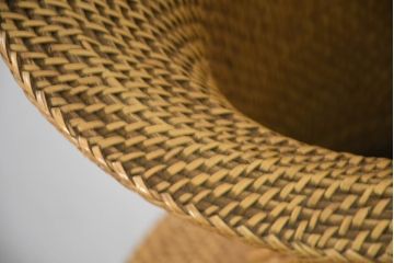 アジアンビンテージ　激レア　希少品!　他ではまず見ない圧巻のサイズ感が魅力の特大フラワーベース(壺、ツボ、置物、花瓶、店舗什器、ヴィンテージ)(定価約40万円)(R-082700)