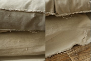 中古　HALO(ハロ)　Rayla(レイラ)　ダメージ加工　ルーズな仕上がりが魅力!!ヴィンテージスタイルが空間にこなれた風合いと深みを演出する2人掛けソファ　(R-082702)