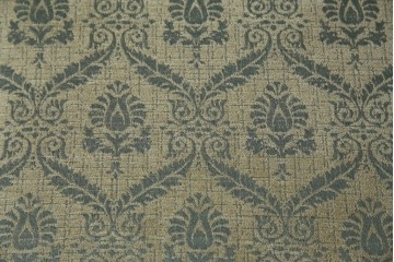 中古　美品!!　イギリス　高級品!!　英国高級家具ブランド　Art forma(アートフォーマ)　キャスター付き!上品なファブリックが魅力的な3人掛けソファ(トリプルソファ、三人掛け、3P、英国)(定価約65万円)(R-082707)