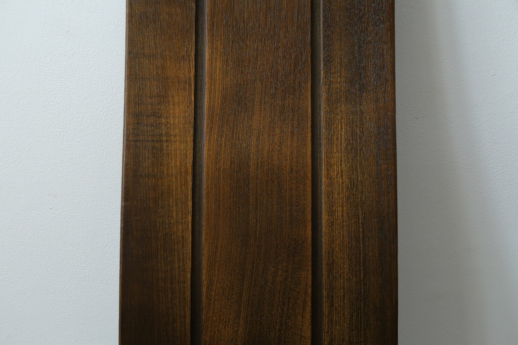 中古　美品　希少な廃番品!!　カリモク家具(karimoku)　ナラ(楢)材　持ち手付き　和モダンなハイバックチェア4脚セット　(R-082709)