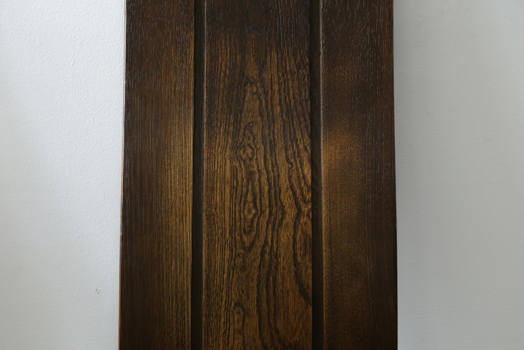 中古　美品　希少な廃番品!!　カリモク家具(karimoku)　ナラ(楢)材　持ち手付き　和モダンなハイバックチェア4脚セット　(R-082709)